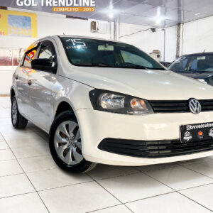 VOLKSWAGEN GOL 1.0 TRENDLINE 2015 – Econômico, moderno e pronto pra rodar com você!